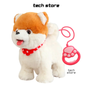 Perro peluche para niños | Camina, hace sonidos, mueve la cola y la lengua